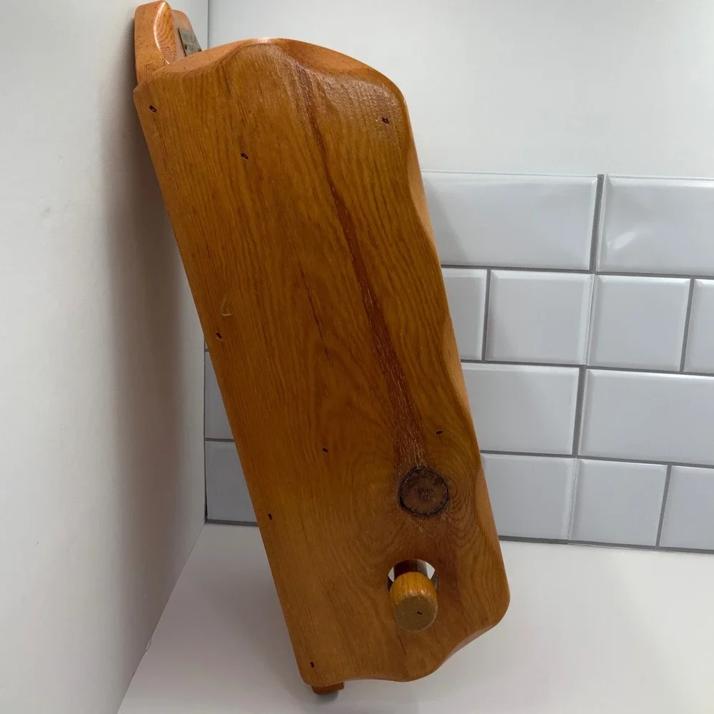 Vintage Forest Furniture Russell Ind Wood Wall‎ Shelf Spindle Brown 16in